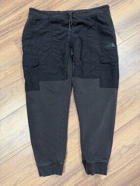 The North Face Denali Jogger Track Pants Mens 2XL Black Cargo